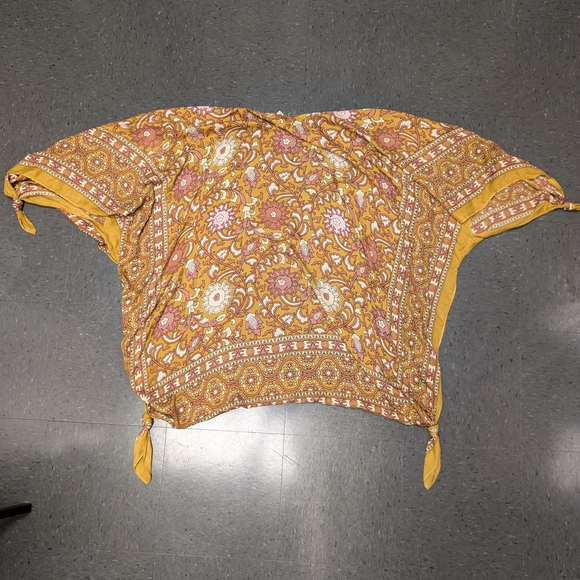 free people movement Tops - Floral Yellow Women's Top